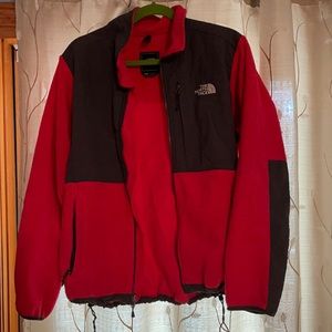 Hot Pink and Grey North Face Jacket